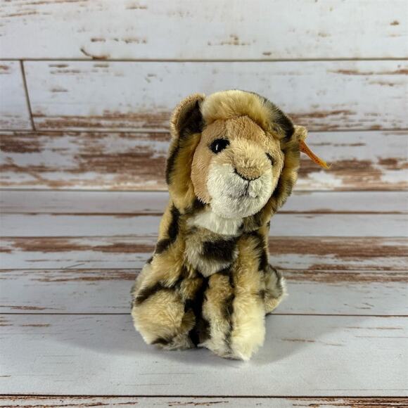 Steiff Billy Jungtiger (084102) 7 3/4" Tall Handmade KNOPF IM OHR Plush Tiger - Picture 1 of 4